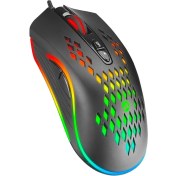 Resim Everest SM-G07 Metafor USB Siyah 800/1600/3200/4800/6400 DPI RGB Gaming Mouse 