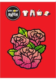 Resim Ütü İle Yapışan Yama Patch 7059 Güller Çok Renkli 