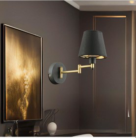 Resim Lona Gold Tasarım Salon Koridor Salon Aplik Sarı 