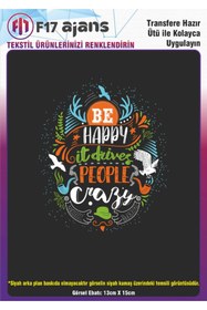 Resim F17 Ajans Ütü ile Yapışan Tekstil DTF Transfer Baskı 