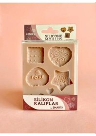 Resim Smarta Silikon Kalıp - Kurabiyeler 