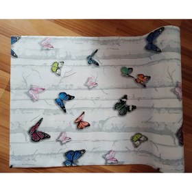 Resim Style Desenli Kaymaz Raf Dolap ve Çekmeçe Örtüsü / Eni :50 cm x 15 mt 