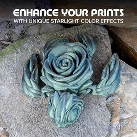 Resim Polymaker Panchroma PLA Filament, Starlight Aurora 1,75 mm 3D Baskı Filamenti, 3D Yazıcı PLA Filament, Çoğu FDM 3D Yazıcıya Uygun, 1kg Makara (2,2 lb) 