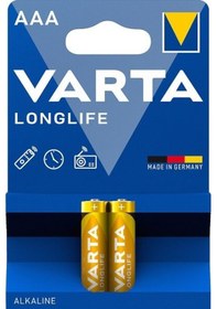 Resim Varta Longlife 2 Li İnce Aaa Pil 