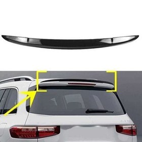 Resim Mercedes Glb Uyumlu Spoiler Parlak Siyah 