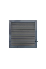 Resim CNE Ticaret 40x40 Alüminyum Menfez Antrasit Uzun Ömürlü Banyo WC Havalandırma Panjur 