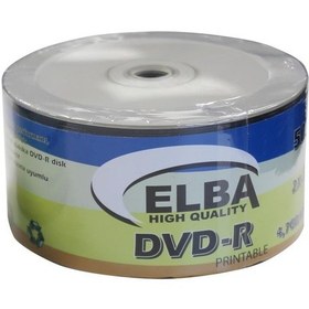 Resim Elba Dvd-R 4,7 GB-120MIN 50'li 16X Printable Dvd-R Shrink 