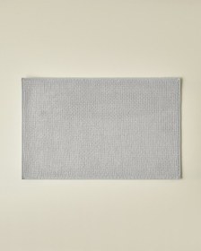 Resim English Home Waffle Weave Kaydırmaz Taban Banyo Paspası 50x80 Cm Gri Gri 