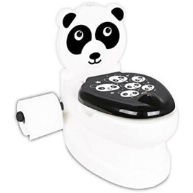 Resim FeyzaDesign Eğitici Panda Lazımlık Tuvalet, Çocuklar İçin Güvenli ve Eğlenceli Kullanım 