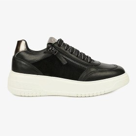 Resim Greyder 33733 Kadın Siyah Hakiki Deri Sneaker Ayakkabı-740 Siyah 