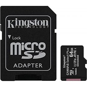 Resim Kingston 64GB Microsdxc Canvas Select Plus Hafıza Kartı SDCS2/64GB 