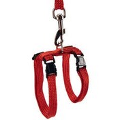 Resim Beeztees Kedi Göğüs Tasması ve Gezdirme Kayışı, 130cm, Kırmızı 