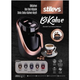 Resim Stilevs Bikahve Otomatik Türk Kahvesi Makinesi 