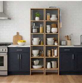 Resim 2'li 6 Raflı Dekoratif Kitaplık Atlantik Çam Kitaplık Ofis Ki... Barok 