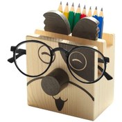 Resim Kalemlik, Sevimli Geyik/kedi/yavru Köpek Kalemlik Ahşap Masa Kalem Düzenleyici Düzenli Kırtasiye Dekorasyonu 