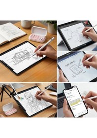 Resim 6 Adet Farklı Uçlı Universal Dokunmatik Kalem Ucu Tablet Ve Telefon Uyumlu Stylus Pen Yedek Başlık 