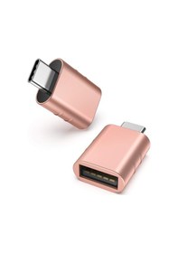 Resim Usb-c To Usb 3.0 Adaptör 2 Li Set Kompakt Pembe Dönüştürücü Yüksek Performanslı Pratik Seti 