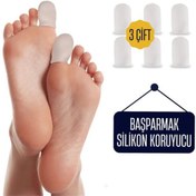 Resim MKR Turk 6 ADET Baş Parmak İçin Silikon Koruyucu 
