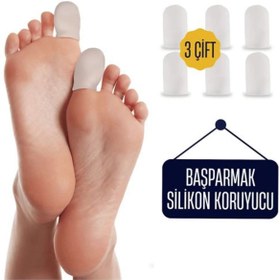 Resim MKR Turk 6 ADET Baş Parmak İçin Silikon Koruyucu 