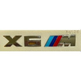 Resim Bmw Uyumlu X6 M Krom Yazı 