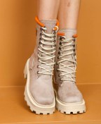 Resim jansogroup - kadın Renkler Kadife bağcıkll günlük çizme 