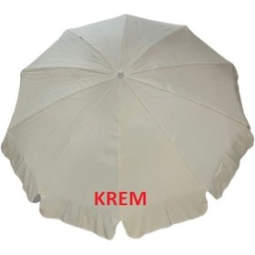 Resim Hsmarket 2 Mt Polyester Kumaş Eğilebilir Plaj Şemsiyesi Bahçe Bidon Hariç (496846066) 