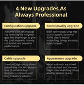 Resim Kz Zsn Pro X Kulak Kulaklık Yılında 1ba Hıfı Hibrid Sürücü Metal Monitör Zsnprox Black Mıc 