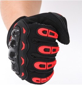 Resim Motor Eldiveni Profesyonel Korumalı Dokunmatik Motosiklet Eldiveni XL 1 