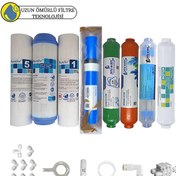 Resim Pemax Water Solutions Purefer Açık Kasa Çift Sediment Sertifikalı 8'li Vontron Helixfil Mebran Mineral-Alkali-Detox 