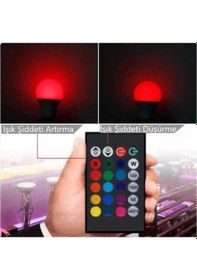 Resim Atc Uzaktan Kumandalı 6500 K+rgb 9 W Beyaz Işık 