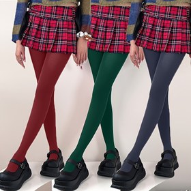 Resim 1/2/3 Paket Kızlar için Düz Renk Tayt - 85% Polyester, 10% Spandex, 5% Poliamid - Örgü Kumaş, Elde Yıkanabilir - Sonbahar/Kış Temel, Esnek ve Nefes Alabilir - Çeşitli Renkler 