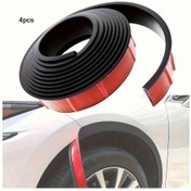 Resim Lumaworld 4 Parça Karbon Fiber Çamurluk Koruyucu Dayanıklı Çizilmeye Dayanıklı Tüm Arabalar İçin 