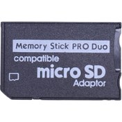 Resim POPKONSOL Memory Stick Pro Duo Kart Okuyucu PSP ile Uyumlu MS Pro Duo Kartı Adaptörü 