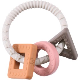 Resim Silikon Bebek Diş Kaşıyıcı Gri - GRİ / TEK EBAT 