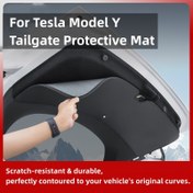 Resim For Tesla Model Y ve yenilenmiş Model Y için uygun olan kuyruk koruma pedi. 