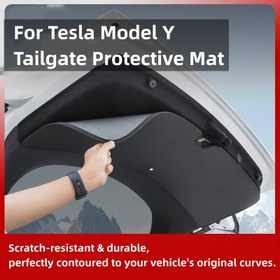 Resim For Tesla Model Y ve yenilenmiş Model Y için uygun olan kuyruk koruma pedi. 
