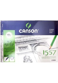 Resim Canson 1557 Eskiz ve Çizim Defteri 120 G 25x35 CM 15 Sayfa 
