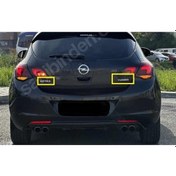 Resim Astra J Uyumlu " Astra & Turbo " Bagaj Yazısı Seti 2'li Ürün 