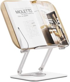 Resim AyrStore Profesyonel Kitap Okuma Tutucu Ders Çalışma Sunum Standı Kaliteli Karbon Çelik ve Ahşap 