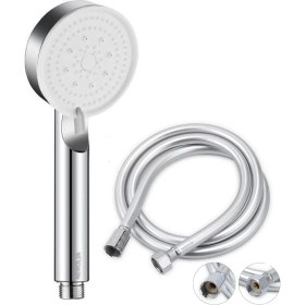 Resim Turbo Yüksek Basınçlı Duş Seti - Su Tasarruflu Masaj Başlığı ve Pvc Banyo Hortumu ile (Renk Asortidir) 