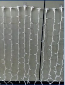 Resim Ip65 2 3 600 Ledli Perde, Beyaz Kablolu 3000k Sabit Yılbaşı 