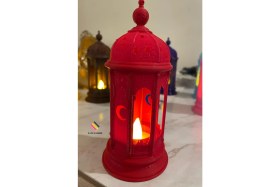 Resim Özbience Renkli Ramazan Feneri, Düğün ve Tören Dekorasyonu Için Işık Süsü 