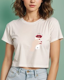 Resim Norma Jean Crop Tişört 