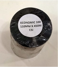 Resim Economic 100 CSI Wax Ribon 110 MM x 450 M 