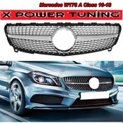 Resim Mercedes W176 2016-2019 A-Class A200-A250 Daimond Ön Panjur 