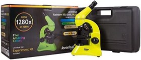 Resim Levenhuk Rainbow 50L PLUS Lime/Yeşil Limon Mikroskop (İngilizce Baskısı) 