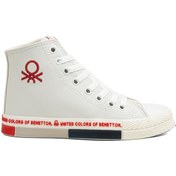 Resim Benetton Beyaz - Kadın Spor Ayakkabı 