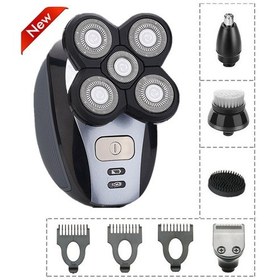 Resim Beş Başlı Tıraş Makinesi Sakal Bıçağı Tıraş Bıçağı Tıraş Bıçağı Tıraş Makinesi Lk1800 Gri Beşi Bir Arada 