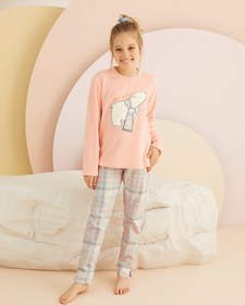 Resim ZEYZEY 8464 Çocuk Nakışlı Pijama Takım 