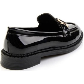 Resim Siyah Kadın Loafer Ayakkabı K01216100008 Siyah 